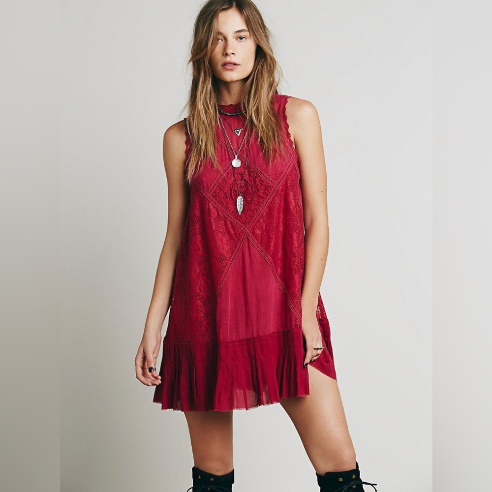 Free People | Angel Lace Dress - Picture 2 of 4